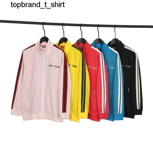 men's jackets designer palmss black white stripe stand collar angelss jacket men's women's loose sports jacket, Black;brown
men's jackets designer palmss black white stripe stand collar angelss jacket men's women's loose sports jacket, Black;brown