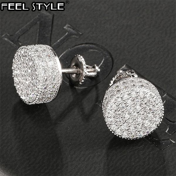 stud hip hop 1pair micro full paved round zircon cz stone bling iced out earring copper earrings for men jewelry 220923, Golden;silver
stud hip hop 1pair micro full paved round zircon cz stone bling iced out earring copper earrings for men jewelry 220923, Golden;silver