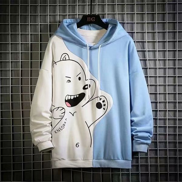 men s hoodies sweatshirts fashion kpop style streetwear printed cartoon hooded men casual harajuku long sleeve mens 220922, Black
men s hoodies sweatshirts fashion kpop style streetwear printed cartoon hooded men casual harajuku long sleeve mens 220922, Black
