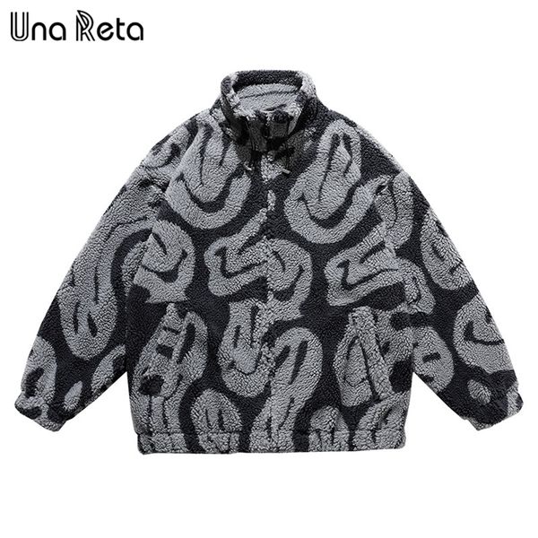 men's fur faux una reta m-xxl winter coat casual lamb wool parka streetwear loose clothing grain fleece jacket 220924, Black
men's fur faux una reta m-xxl winter coat casual lamb wool parka streetwear loose clothing grain fleece jacket 220924, Black