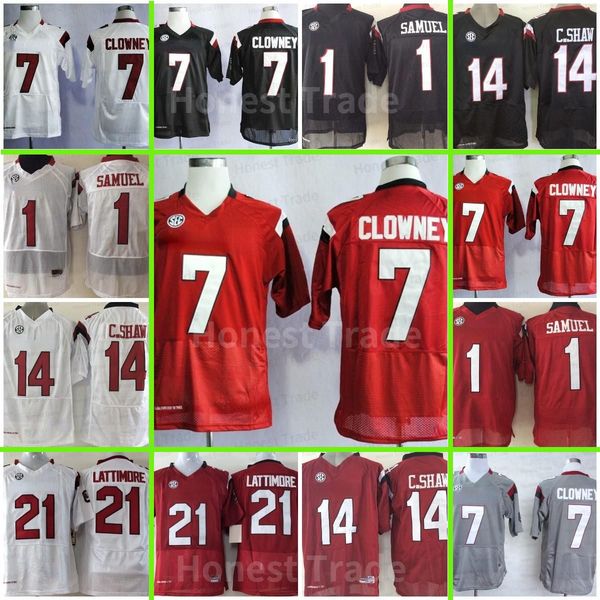 ncaa football jadeveon clowney jersey south carolina gamecock connor shaw deebo samuel jake browning red college men white stitched south me, Black
ncaa football jadeveon clowney jersey south carolina gamecock connor shaw deebo samuel jake browning red college men white stitched south me, Black