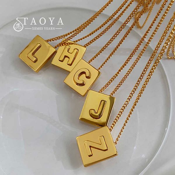 non fading gold color square letter pendant stainless steel necklace for womans fashion jewelry gift, Silver
non fading gold color square letter pendant stainless steel necklace for womans fashion jewelry gift, Silver