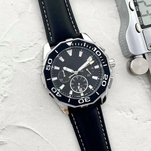 quartz movement mens watch all dial work chronograph satch leather strap luminous waterproof design analog wristwatch car racing montre de l, Slivery;brown
quartz movement mens watch all dial work chronograph satch leather strap luminous waterproof design analog wristwatch car racing montre de l, Slivery;brown