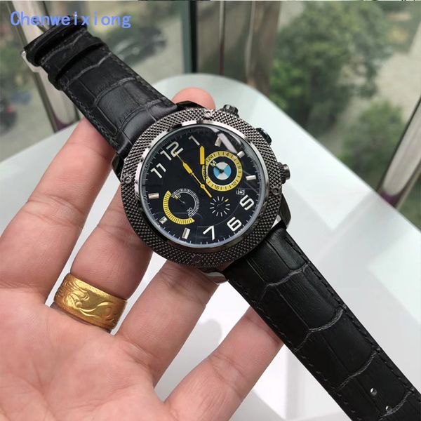 men's boutique multifunctional quartz watch calfskin strap stainless steel case, Slivery;brown
men's boutique multifunctional quartz watch calfskin strap stainless steel case, Slivery;brown