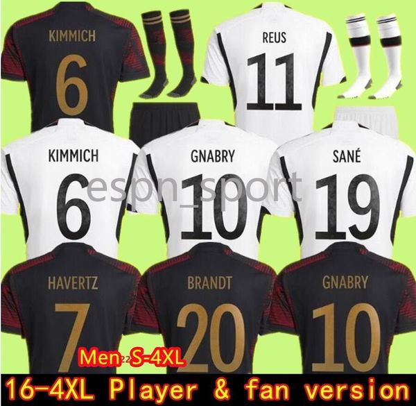 2022 hummels world cup soccer jerseys germanyss kroos gnabry werner draxler reus muller gotze fans player version football shirt 22 23 men k, Black;yellow
2022 hummels world cup soccer jerseys germanyss kroos gnabry werner draxler reus muller gotze fans player version football shirt 22 23 men k, Black;yellow