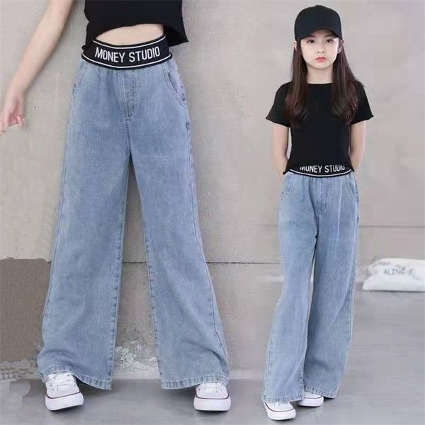 jeans kids girls spring autumn denim for baby wide leg children outwear long pants teenagers clothing 220923, Blue
jeans kids girls spring autumn denim for baby wide leg children outwear long pants teenagers clothing 220923, Blue