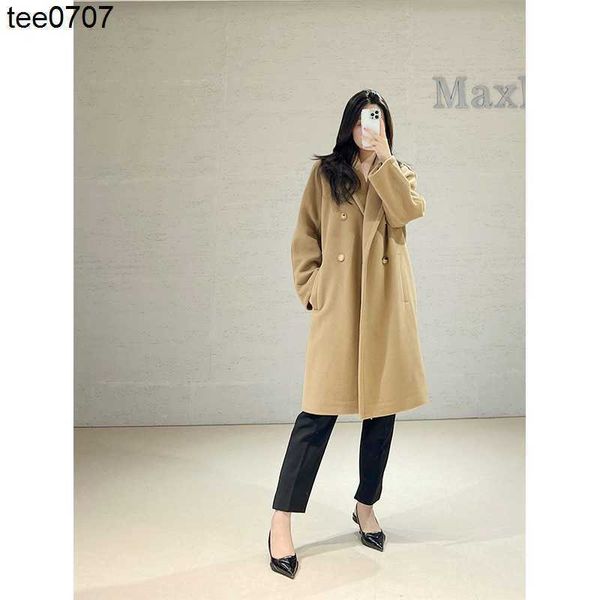 the same 101801 short baiocco camel double breasted slim women's wool max coat, Tan;black
the same 101801 short baiocco camel double breasted slim women's wool max coat, Tan;black