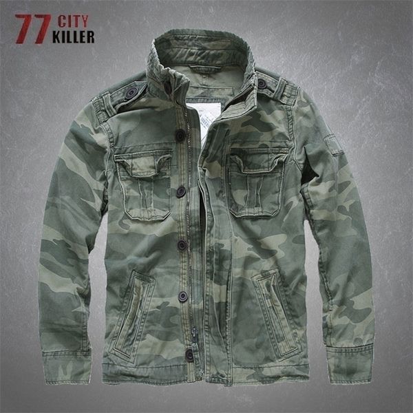men's jackets camouflage military denim casual cotton comfortable multi-pocket coats male army combat tactical jacket mens 220924, Black;brown
men's jackets camouflage military denim casual cotton comfortable multi-pocket coats male army combat tactical jacket mens 220924, Black;brown