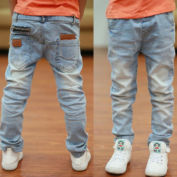 jeans spring autumn children boy jeans pants children's casual trousers korean light-colored cotton 220923, Blue
jeans spring autumn children boy jeans pants children's casual trousers korean light-colored cotton 220923, Blue