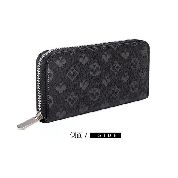 single zipper wallet the most stylish way to carry around money cards and coins men leather purse card holder long business women 270w, Red;black
single zipper wallet the most stylish way to carry around money cards and coins men leather purse card holder long business women 270w, Red;black
