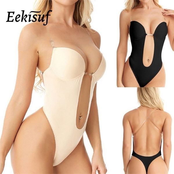 women's shapers waist tummy shaper eekisuf women full bodysuit shapewear deep vneck backless u plunge thong trainer invisible padded pu, Black;white
women's shapers waist tummy shaper eekisuf women full bodysuit shapewear deep vneck backless u plunge thong trainer invisible padded pu, Black;white