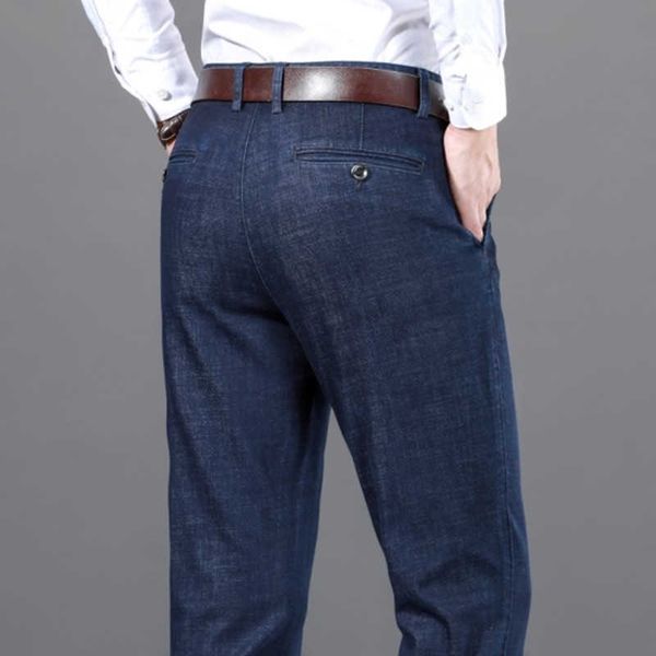 men's jeans men straight modal fabric comfortable soft casual business work denim trousers male clothing plus size 40 42 220923, Blue
men's jeans men straight modal fabric comfortable soft casual business work denim trousers male clothing plus size 40 42 220923, Blue