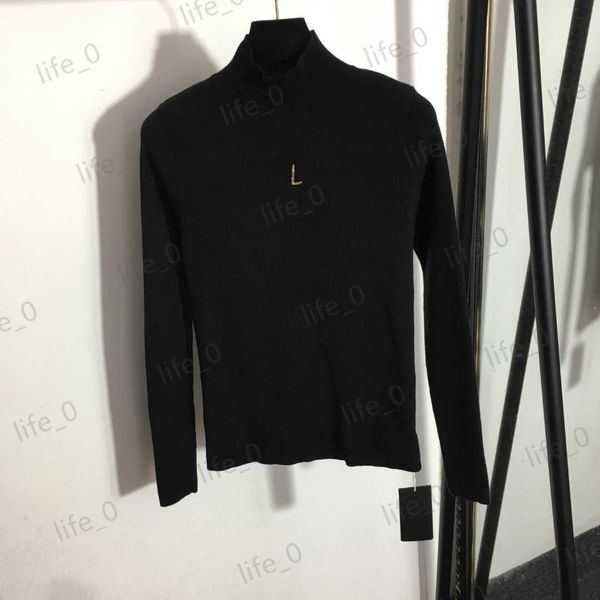brand women sweater letter logo embroidered turtleneck pullover knitwears shirts fashion designer womens cardigan 3 colors 1970, White;black
brand women sweater letter logo embroidered turtleneck pullover knitwears shirts fashion designer womens cardigan 3 colors 1970, White;black