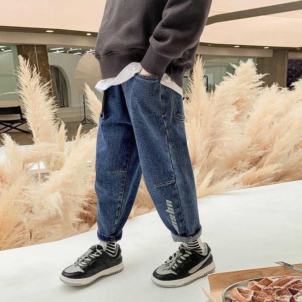 jeans ienens high waist straight kids causal denim boy long pants autumn fashion blue pocket trousers 4-11 years clothes 220923
jeans ienens high waist straight kids causal denim boy long pants autumn fashion blue pocket trousers 4-11 years clothes 220923