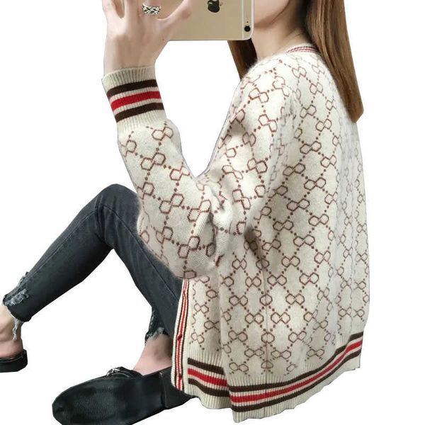 women's sweaters new 2021 autumn women plaid knit sweaters buttons cardigans harajuku long sleeve korean college style knitted lady fe, White;black
women's sweaters new 2021 autumn women plaid knit sweaters buttons cardigans harajuku long sleeve korean college style knitted lady fe, White;black