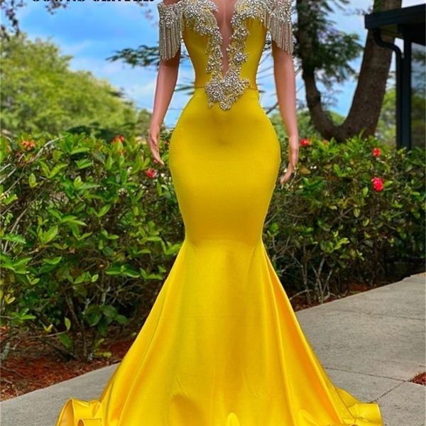 party dresses yellow prom dresses for black girls evening gown with tassels african mermiad formal gown wedding party dress parti elbiseleri, White;black
party dresses yellow prom dresses for black girls evening gown with tassels african mermiad formal gown wedding party dress parti elbiseleri, White;black