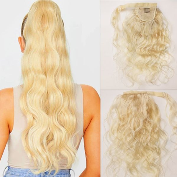 headband 24inch body wavy human hair tail wrap around clip in for women 613 blonde brazilian 220924, Black;brown
headband 24inch body wavy human hair tail wrap around clip in for women 613 blonde brazilian 220924, Black;brown