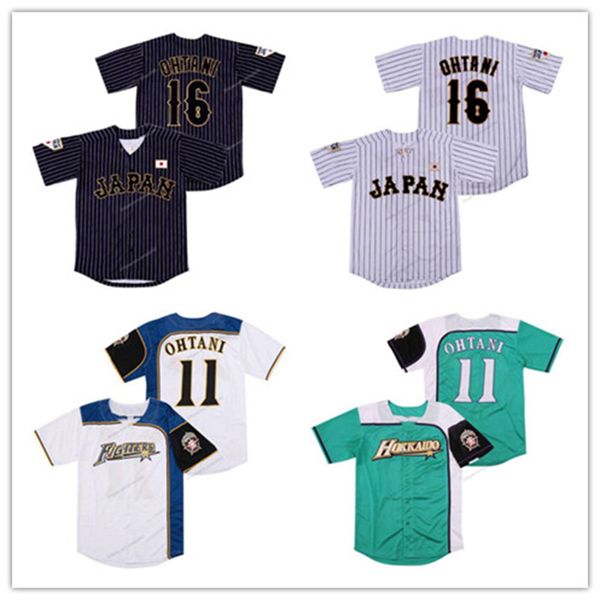 baseball jersey japan #16 shohei ohtani #11 men's hokkaido nippon ham fighters pinstripe cool base all stitched white black green jerse, Blue;black
baseball jersey japan #16 shohei ohtani #11 men's hokkaido nippon ham fighters pinstripe cool base all stitched white black green jerse, Blue;black