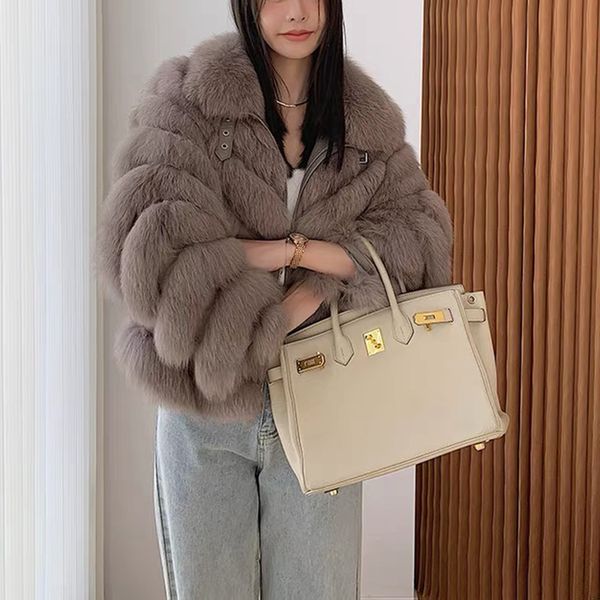 women s fur faux girl s fashion slim winter warm real coat soft overcoat classic casual jacket 220926, Black
women s fur faux girl s fashion slim winter warm real coat soft overcoat classic casual jacket 220926, Black
