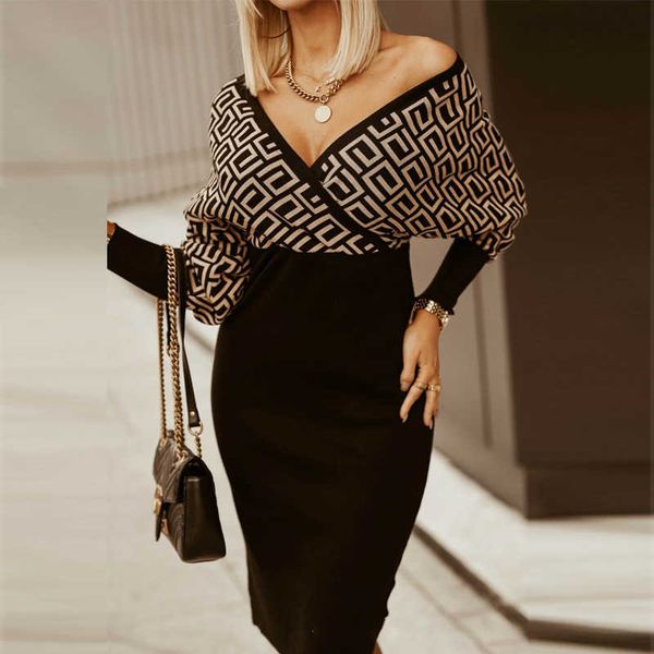 casual dresses elegant women dress 2022 autumn fashion long-sleeved deep v neck slim party dresses vintage printed ladies dress vestido t220, Black;gray
casual dresses elegant women dress 2022 autumn fashion long-sleeved deep v neck slim party dresses vintage printed ladies dress vestido t220, Black;gray
