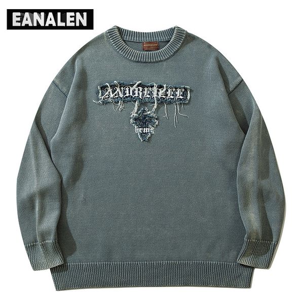 men's sweaters harajuku embroidered tie dye letter graphic jumper ugly sweater men's oversized street punk rock gothic retro pullo, White;black
men's sweaters harajuku embroidered tie dye letter graphic jumper ugly sweater men's oversized street punk rock gothic retro pullo, White;black