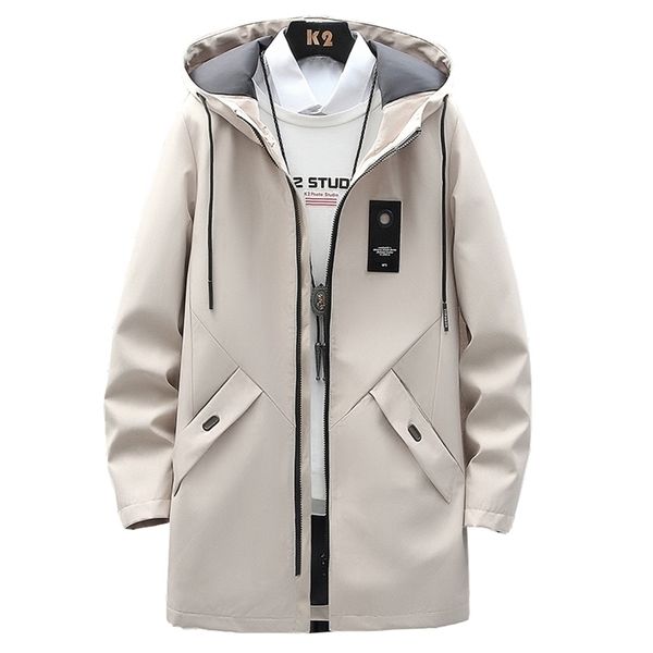 men's jackets mens and coats casual long black fashion autumn hooded windbreaker outwear 220924, Black;brown
men's jackets mens and coats casual long black fashion autumn hooded windbreaker outwear 220924, Black;brown