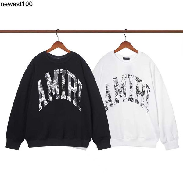 men's hoodies dsigner sweatshirts trend amirs letter full moon rip print round neck terry sweater autumn long, Black
men's hoodies dsigner sweatshirts trend amirs letter full moon rip print round neck terry sweater autumn long, Black