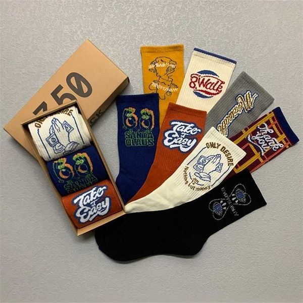 men's socks 3 pairsbox west letter stockings cotton harajuku funny fashion personality hip hop sport retro men women socks for gifts 22, Black
men's socks 3 pairsbox west letter stockings cotton harajuku funny fashion personality hip hop sport retro men women socks for gifts 22, Black
