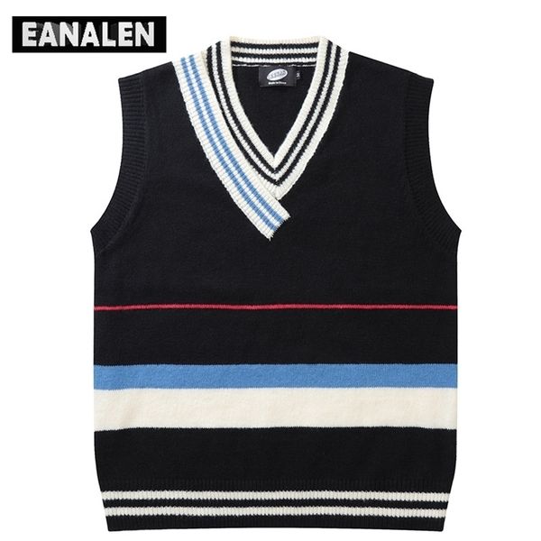 men's sweaters harajuku retro designer jumper knit sweater vest winter korean black striped sleeveless thick sweater grandpa ugly sweat, White;black
men's sweaters harajuku retro designer jumper knit sweater vest winter korean black striped sleeveless thick sweater grandpa ugly sweat, White;black