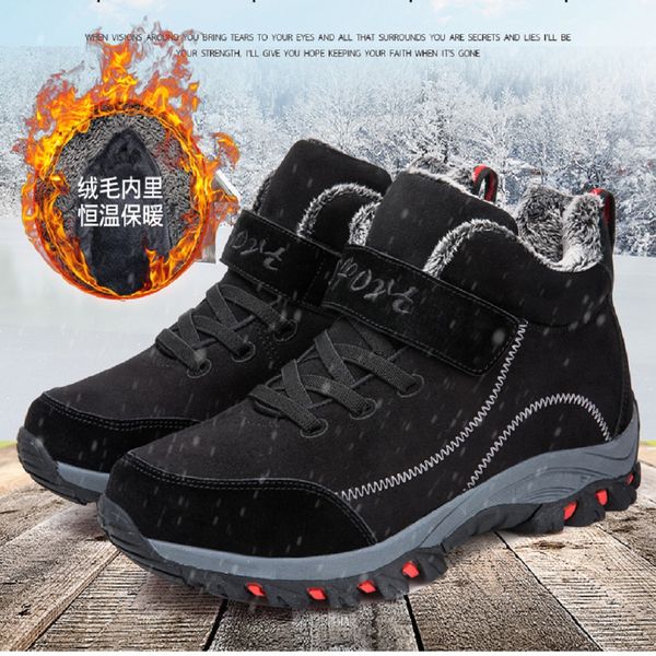 winter men boots with fur warm snow women non-slip boots men work casual shoes sneakers high rubber ankle boot shoe plus size 46, Black
winter men boots with fur warm snow women non-slip boots men work casual shoes sneakers high rubber ankle boot shoe plus size 46, Black