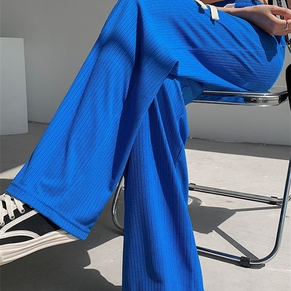 women's pants capris klein blue elegant ice silk wide leg lace up high waisted trousers loose casual stacked green summer women 220922, Black;white
women's pants capris klein blue elegant ice silk wide leg lace up high waisted trousers loose casual stacked green summer women 220922, Black;white