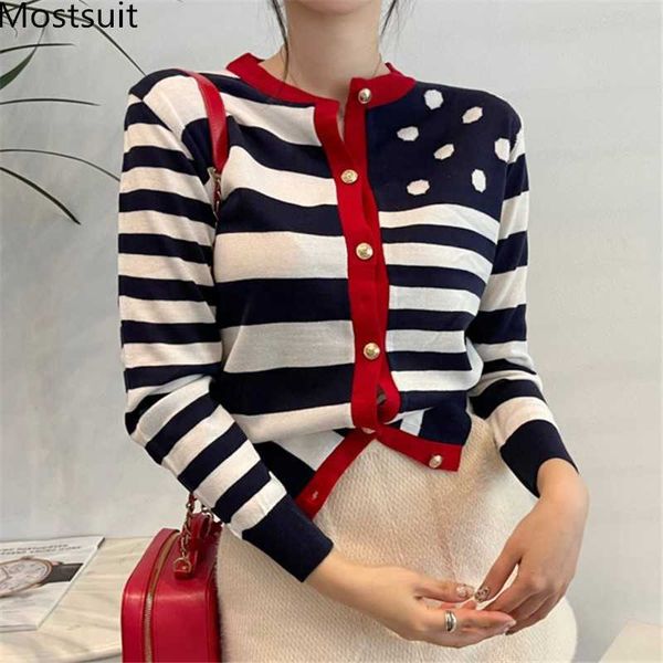 women's sweaters striped dot knitted women cardigan sweater full sleeve o-neck single-breasted korean vintage elegant female jumpers 2, White;black
women's sweaters striped dot knitted women cardigan sweater full sleeve o-neck single-breasted korean vintage elegant female jumpers 2, White;black
