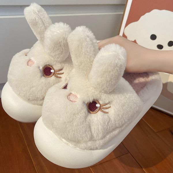 slippers winter slippers cute rabbit cartoon thick bottom platform cotton shoes women plush warm fluffy slippers home indoor shoes 220926, Black
slippers winter slippers cute rabbit cartoon thick bottom platform cotton shoes women plush warm fluffy slippers home indoor shoes 220926, Black
