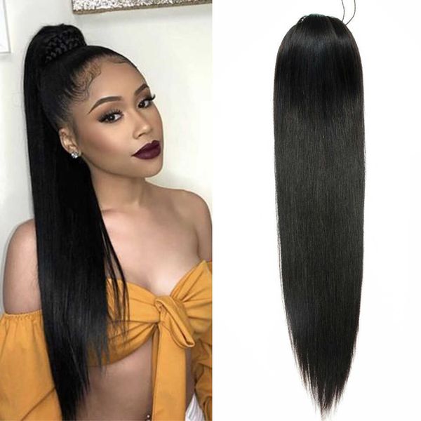 headband aliballad straight drawstring ponytail human hair brazilian clip in extensions 4 combs remy 150g 220924, Black;brown
headband aliballad straight drawstring ponytail human hair brazilian clip in extensions 4 combs remy 150g 220924, Black;brown
