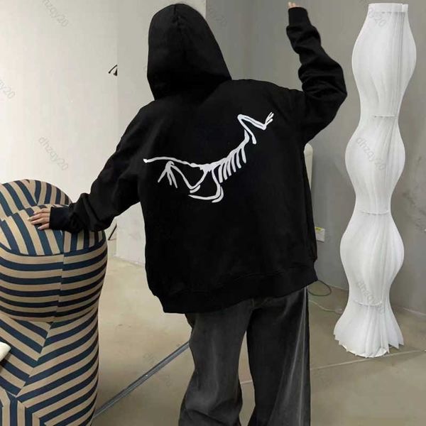 arc sweatshirts designer men's classic embroidered print hoodie couples zip jacket thermal coat, Black
arc sweatshirts designer men's classic embroidered print hoodie couples zip jacket thermal coat, Black