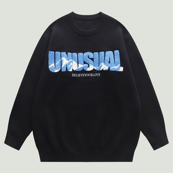 mens sweaters oversized oneck knitted sweater japanese letter embroidery jumper autumn hip hop harajuku casual loose pullover 220923, White;black
mens sweaters oversized oneck knitted sweater japanese letter embroidery jumper autumn hip hop harajuku casual loose pullover 220923, White;black