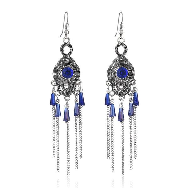 bohemia bridal wedding dangle earrings vintage silver color long chain tassel fashion earrings for women retro ethnic jewelry
bohemia bridal wedding dangle earrings vintage silver color long chain tassel fashion earrings for women retro ethnic jewelry