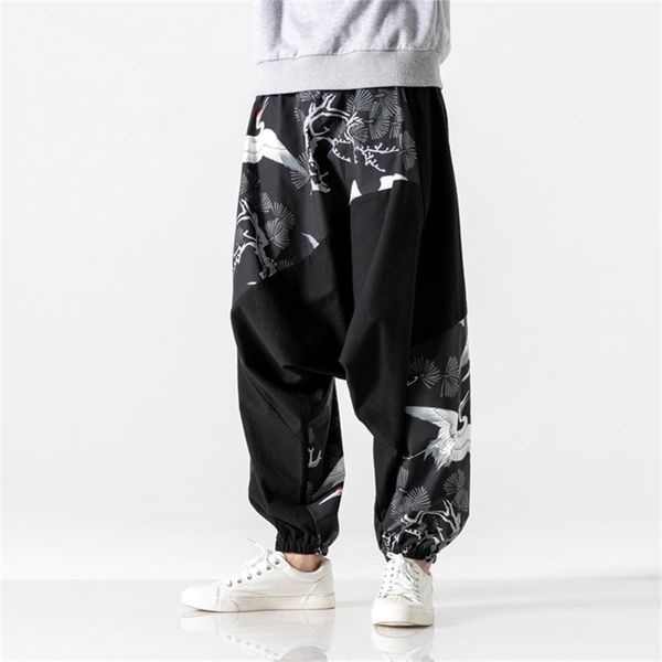 men's pants mens loose harem male spring causal chinese style baggy traditional fashion print cotton men 220922, Black
men's pants mens loose harem male spring causal chinese style baggy traditional fashion print cotton men 220922, Black