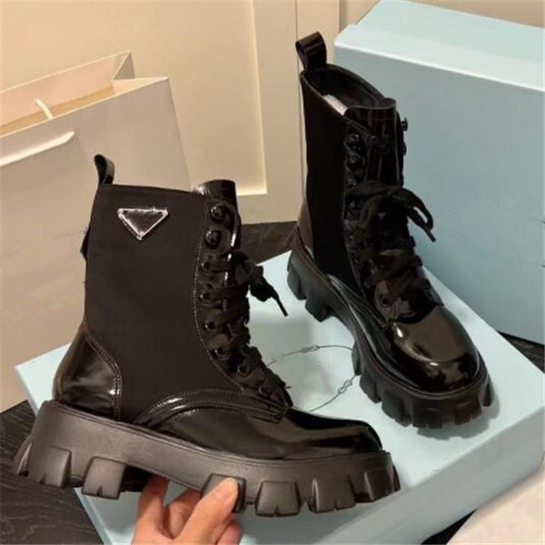 designer martin boots leather ankle boot women high heel winter shoes rubber sole lace up booties, Black
designer martin boots leather ankle boot women high heel winter shoes rubber sole lace up booties, Black