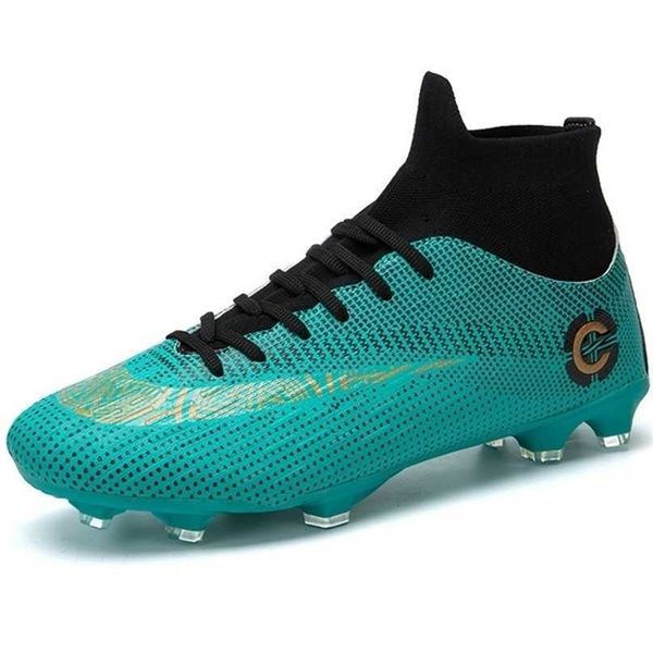 dress shoes men's high ankle ag sole outdoor cleats football boots turf soccer kids women long spikes chuteira futebol sneakers 220923, Black
dress shoes men's high ankle ag sole outdoor cleats football boots turf soccer kids women long spikes chuteira futebol sneakers 220923, Black