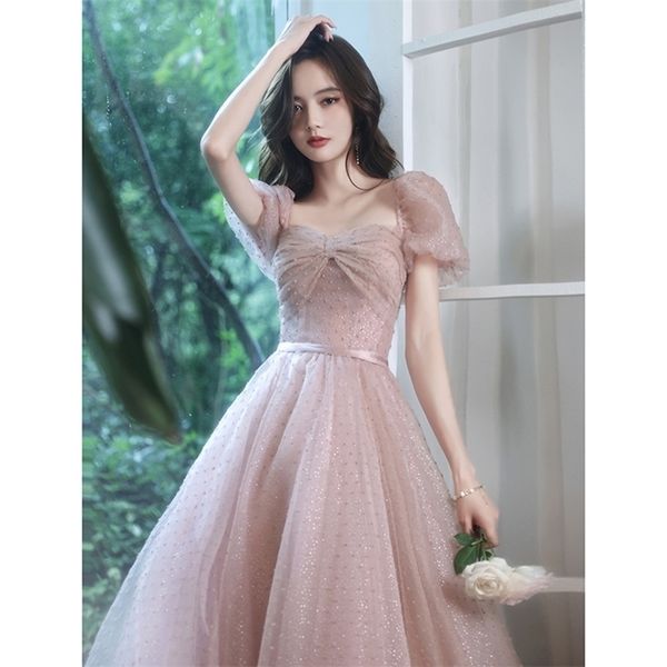 party dresses pink long gown for women party night puff sleeve cute prom dresses fashion vestidos de noite banquet engagement dress 220923, White;black
party dresses pink long gown for women party night puff sleeve cute prom dresses fashion vestidos de noite banquet engagement dress 220923, White;black