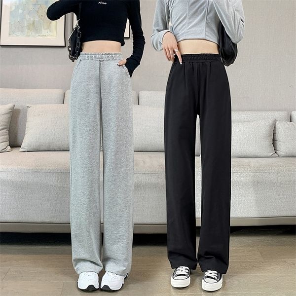 women's pants capris sports for women straight loose wide leg high waist casual sweatpants black gray trousers spring korean fashion 22, Black;white
women's pants capris sports for women straight loose wide leg high waist casual sweatpants black gray trousers spring korean fashion 22, Black;white