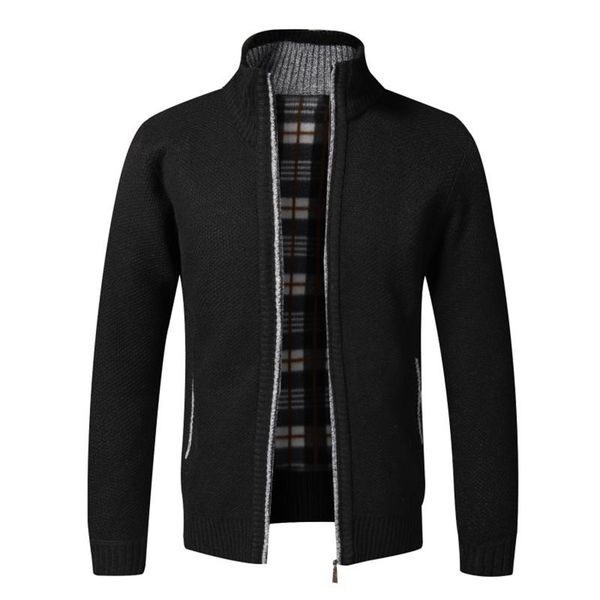 men's sweaters autumn winter warm cardigan men fleece zipper sweaters jackets mens slim fit knitted sweatercoat thick cardigan sweater, White;black
men's sweaters autumn winter warm cardigan men fleece zipper sweaters jackets mens slim fit knitted sweatercoat thick cardigan sweater, White;black
