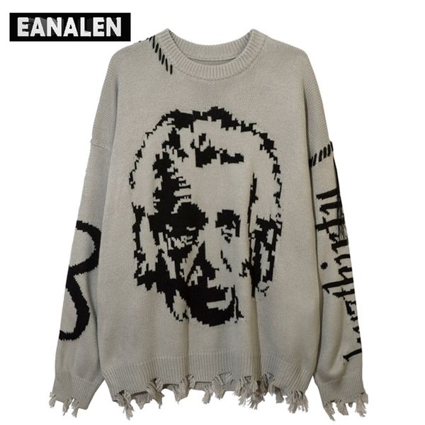 men's sweaters harajuku retro portrait jumper knit sweater men's winter anime oversized pullover thick sweater grandpa ugly sweate, White;black
men's sweaters harajuku retro portrait jumper knit sweater men's winter anime oversized pullover thick sweater grandpa ugly sweate, White;black