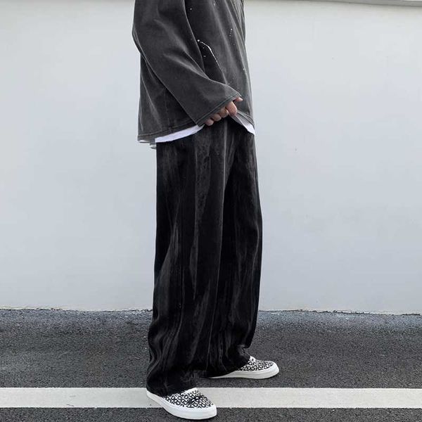men's jeans fashion designer tie dye men black loose wide feet straight harajuku male denim trousers brand clothing 220923, Blue
men's jeans fashion designer tie dye men black loose wide feet straight harajuku male denim trousers brand clothing 220923, Blue