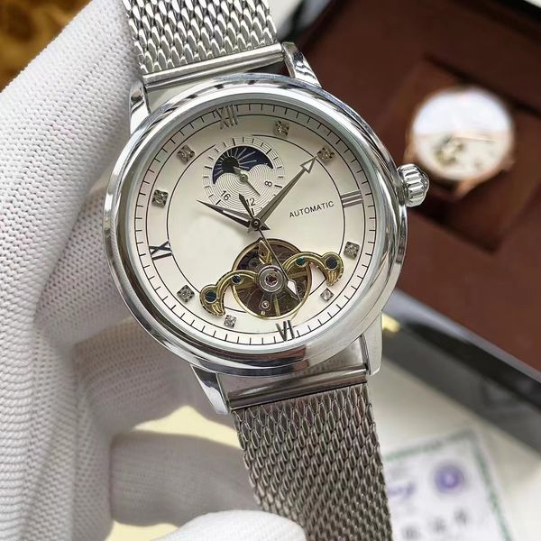 2022 elite mens automatic machinery watches business dress waterproof wristwatch men luxury breathable stainless steel sports watch men gift, Slivery;golden
2022 elite mens automatic machinery watches business dress waterproof wristwatch men luxury breathable stainless steel sports watch men gift, Slivery;golden
