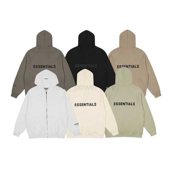 mens hoodies designer sweatshirts essential three dimensional glue drip fleece cardigan coat behind double thread, Black
mens hoodies designer sweatshirts essential three dimensional glue drip fleece cardigan coat behind double thread, Black