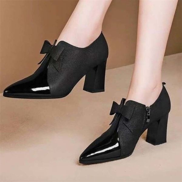 dress shoes slippers women sandals high heels shoes spring summer mesh 's office work block heel zipper boots 220923, Black
dress shoes slippers women sandals high heels shoes spring summer mesh 's office work block heel zipper boots 220923, Black
