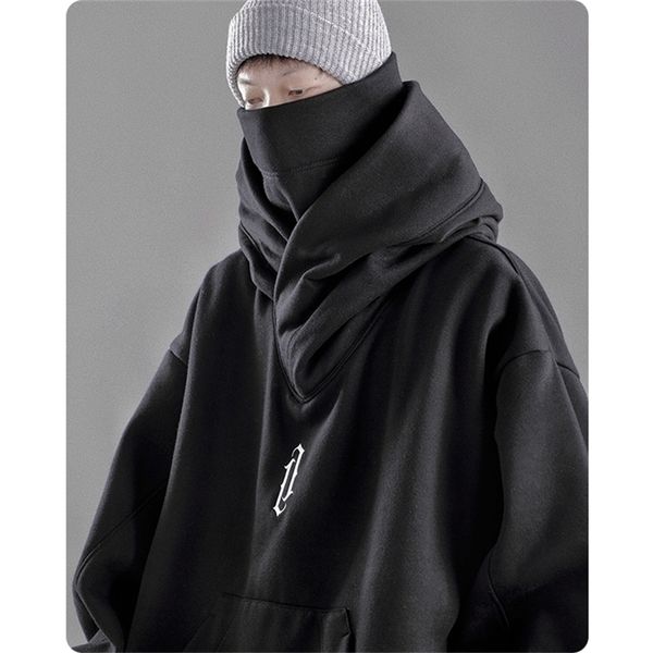 men's hoodies sweatshirts autumn winter high collar hoodie loose comfortable men's clothes harajuku hiphop streetwear fleece hoode, Black
men's hoodies sweatshirts autumn winter high collar hoodie loose comfortable men's clothes harajuku hiphop streetwear fleece hoode, Black