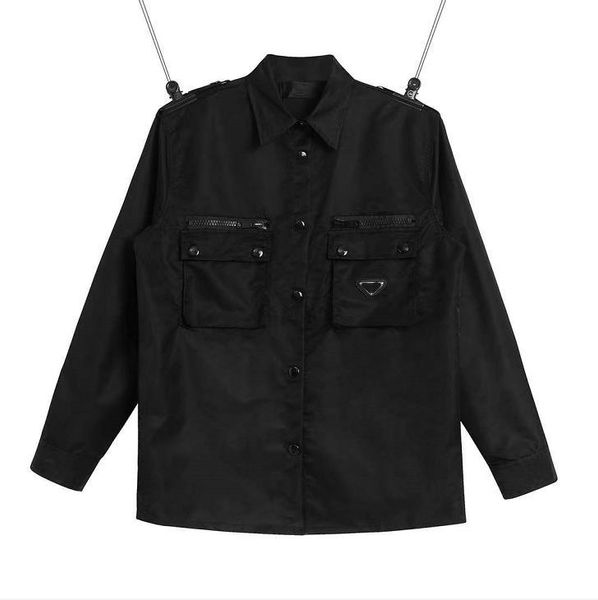 men's casual street blouses mens shirt jackets classic long shirts fabric comfortable breathable logo coat, White;black
men's casual street blouses mens shirt jackets classic long shirts fabric comfortable breathable logo coat, White;black
